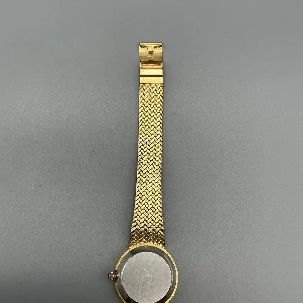Vintage Statue Of Liberty Womens Watch 24mm Gold Tone Bracelet New Battery